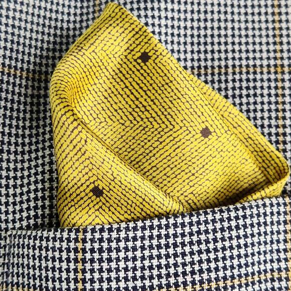 Vintage Stirling Cooper Glen Plaid Blazer Women's 10 Petite Gray Double Breasted - Picture 10 of 12